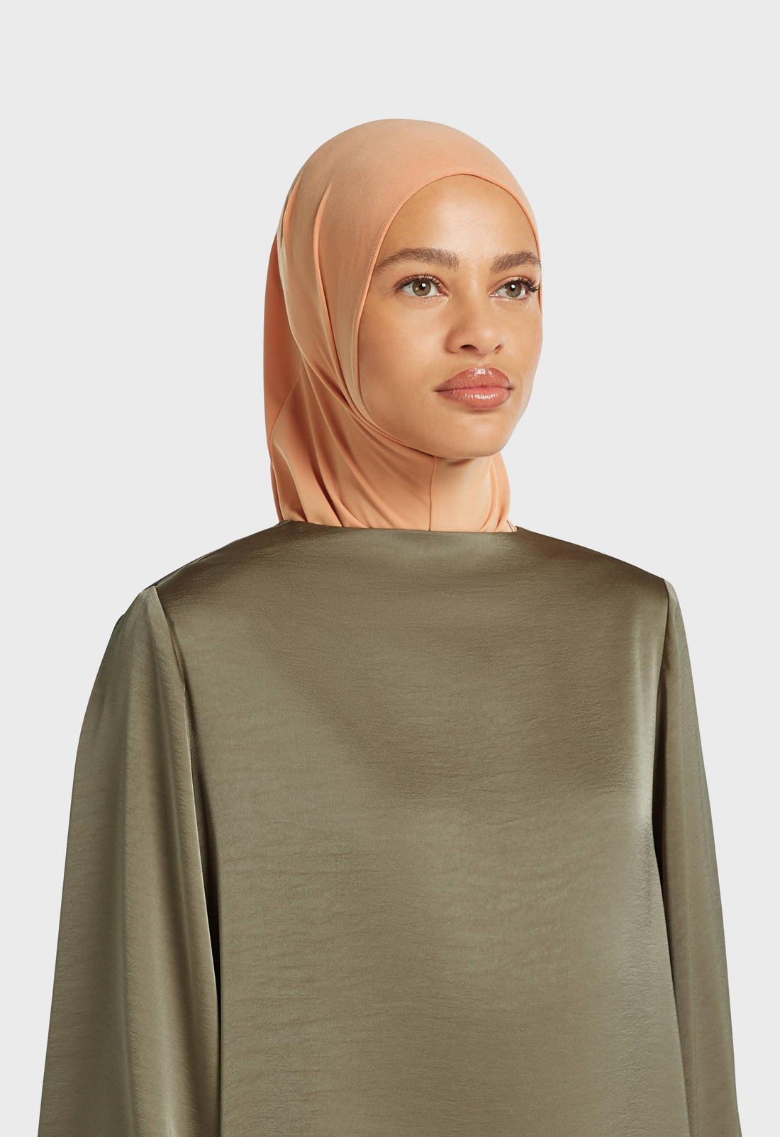 Premium Jersey Hijab | Pasteloranje