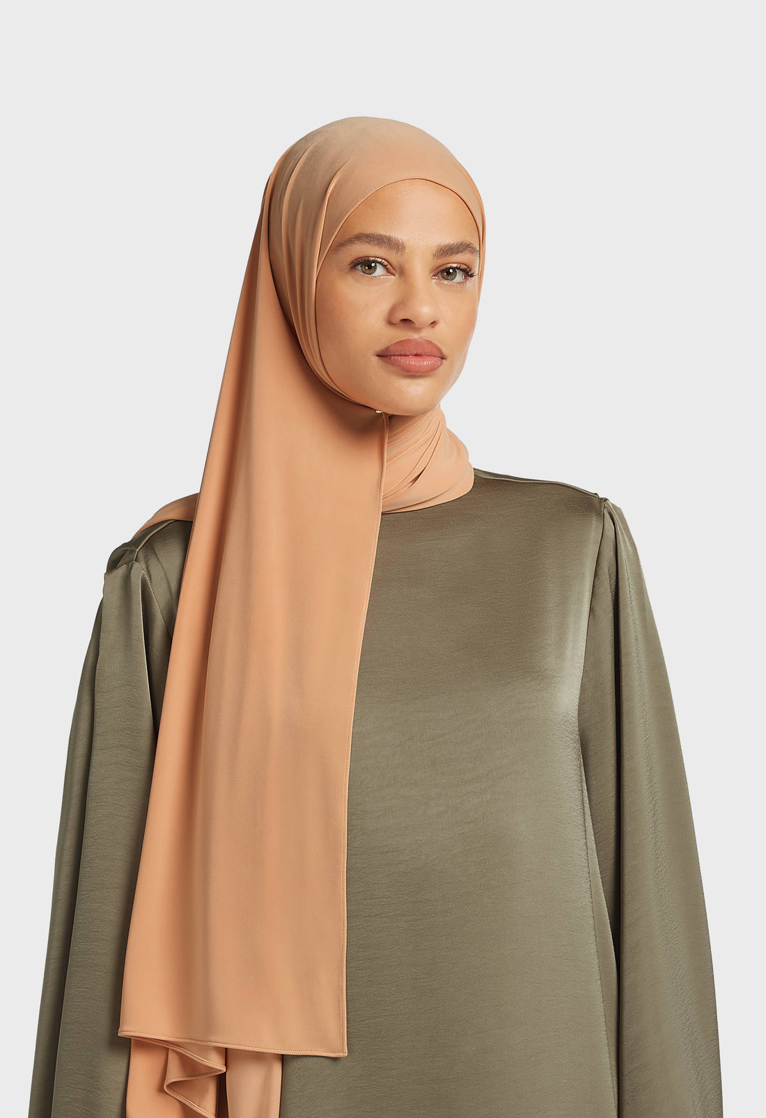 Premium Jersey Sjaal | Pastel Oranje