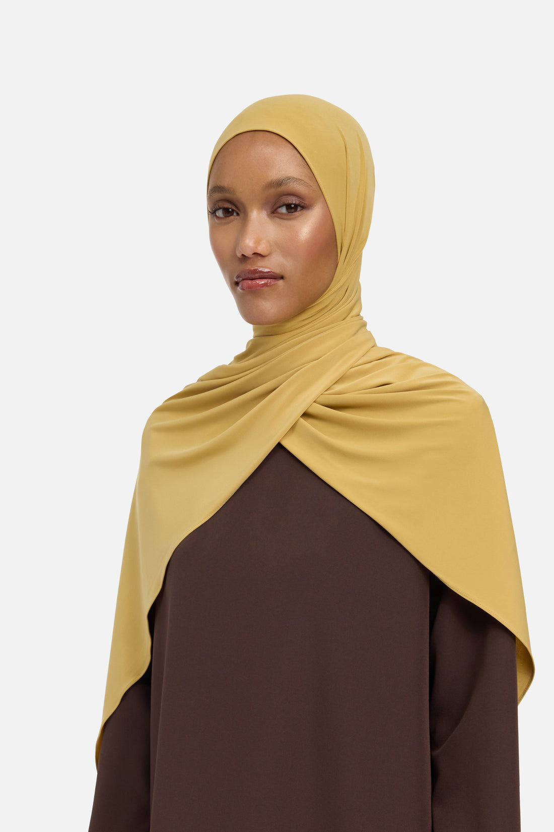 Premium Jersey Sjaal | Karamel Taupe