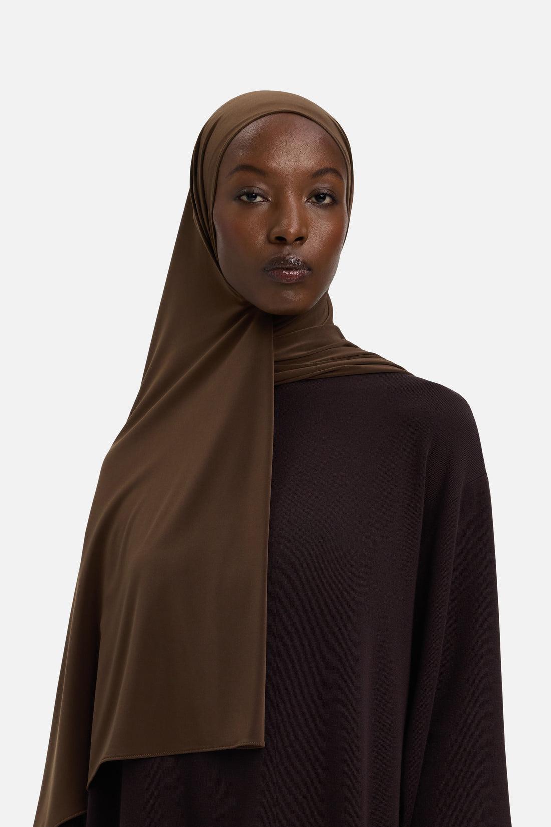 Premium Jersey Sjaal | Chocolade