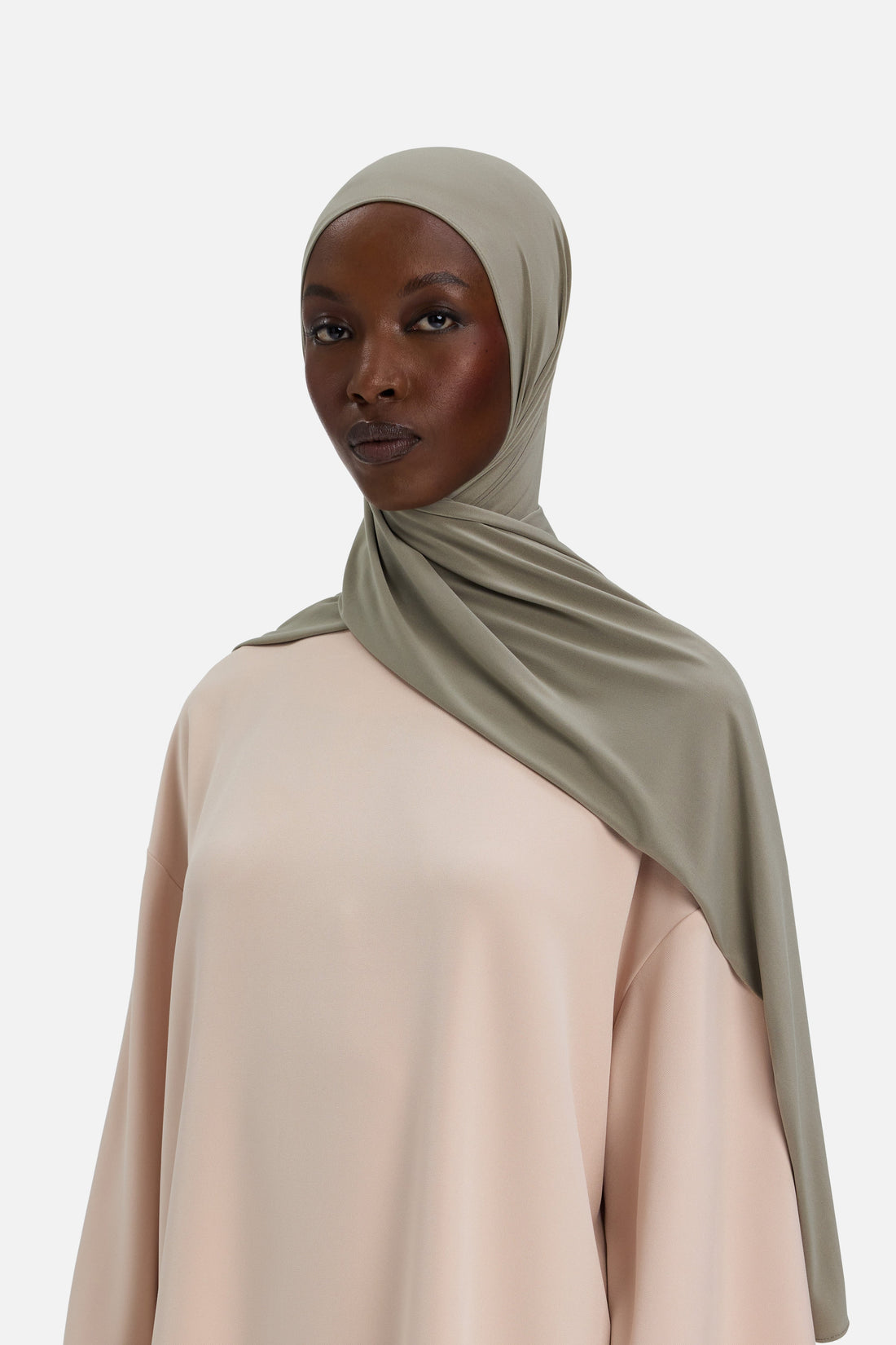 Premium Jersey Sjaal | Licht hout