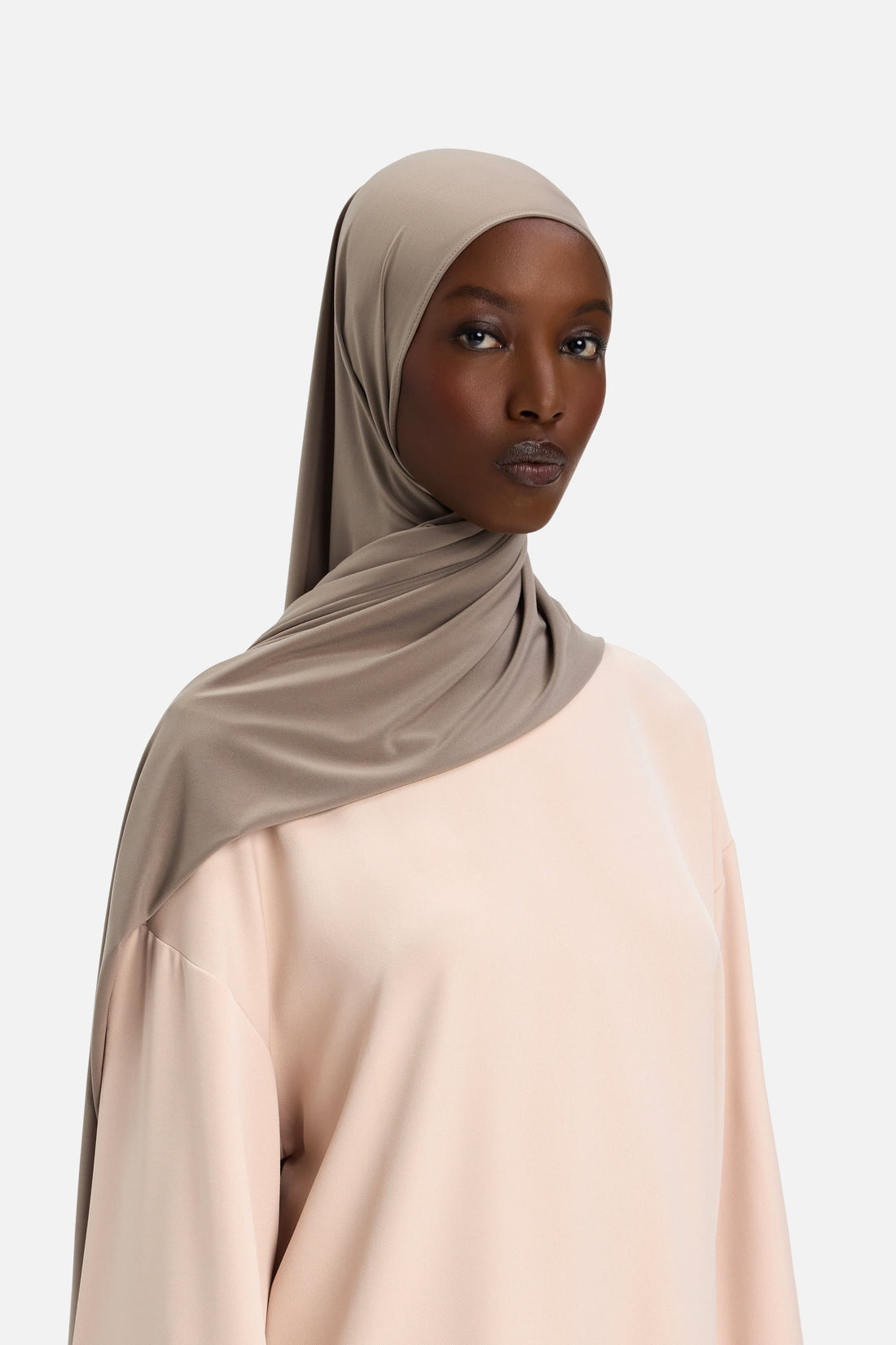 Premium Jersey Sjaal | Milky Cacao