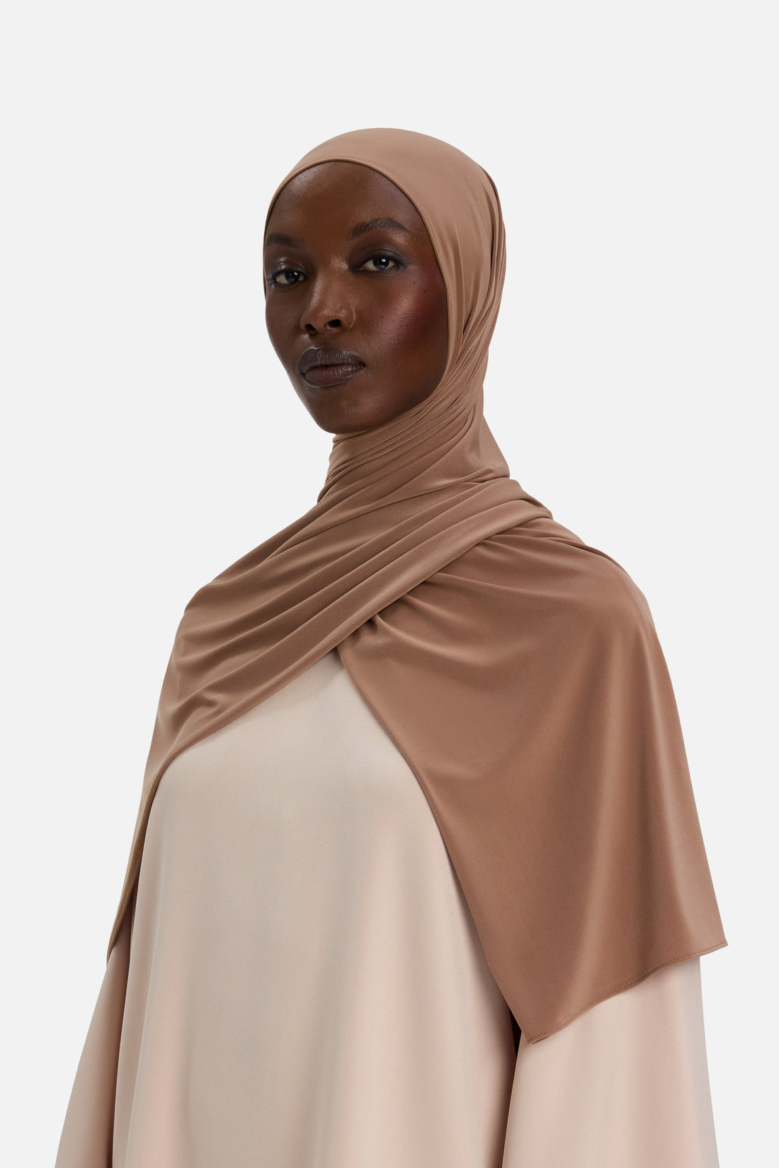 Premium Jersey Sjaal | Pecan