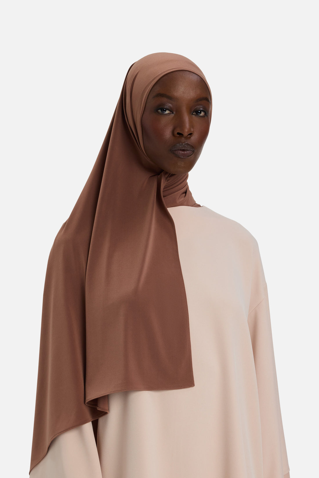 Premium Jersey Sjaal | Gebrande Walnoot