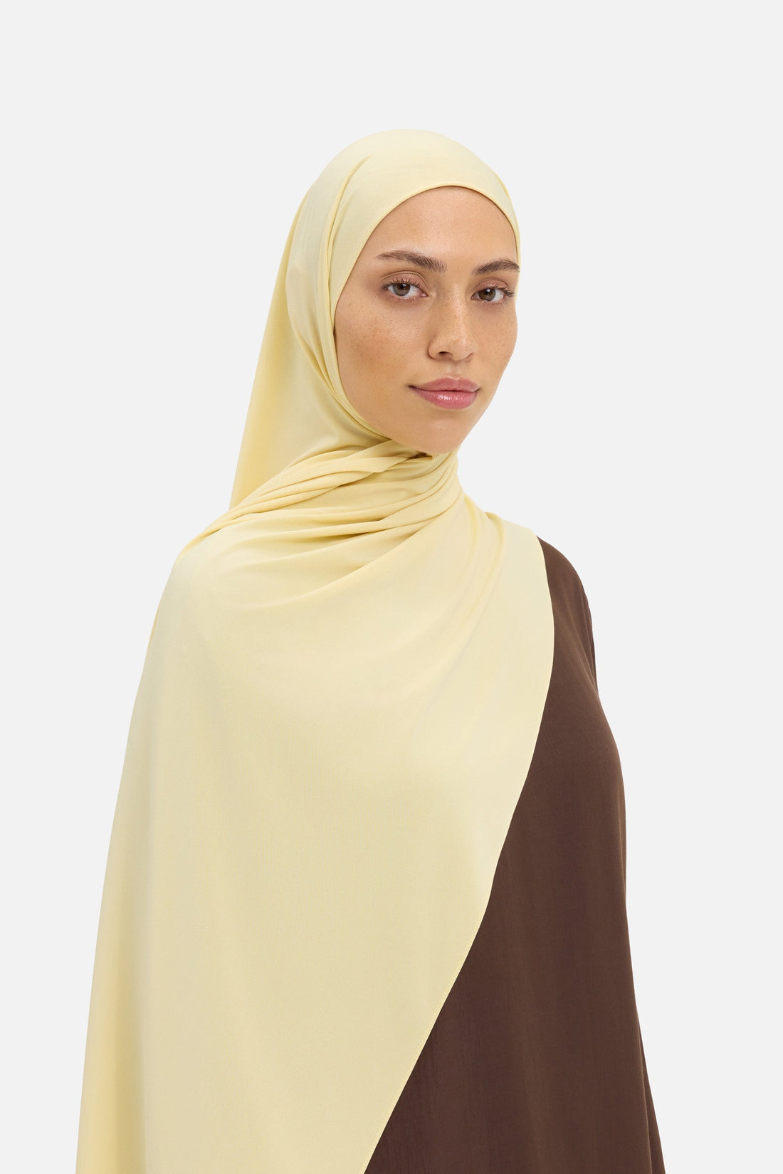 Premium Jersey Sjaal | White Honey