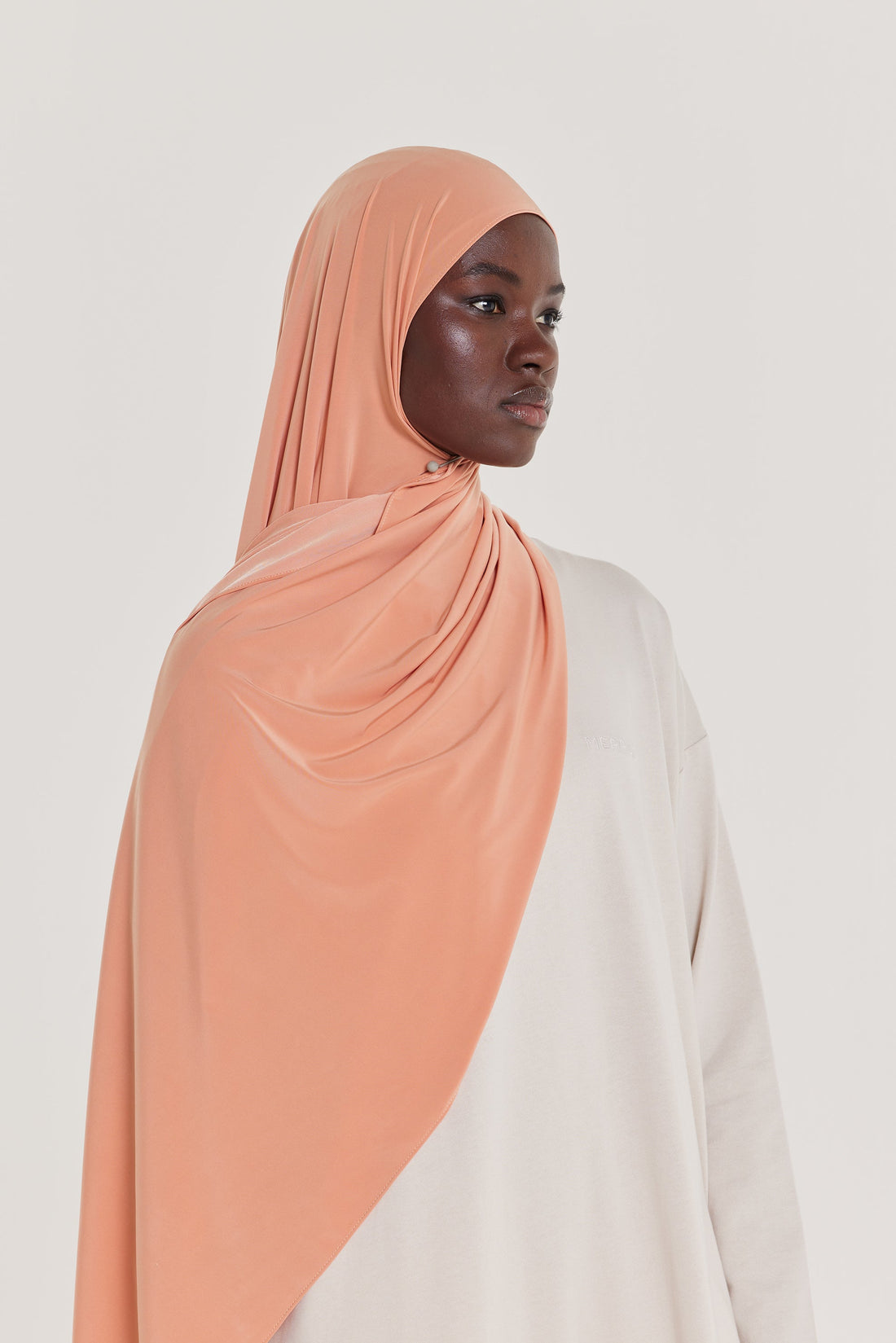 Liquid Jersey Sjaal | Pastel Oranje