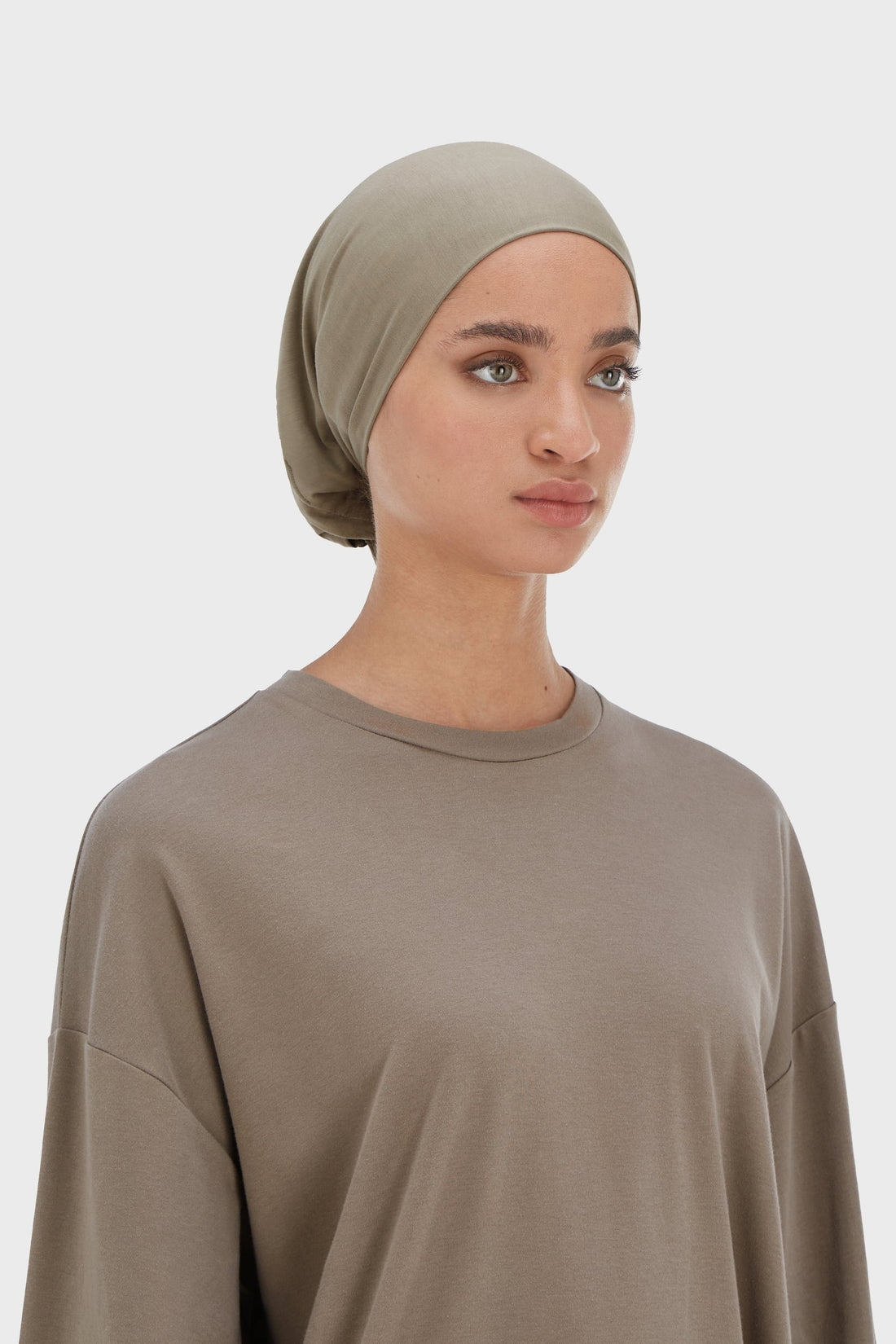 Bamboe Tie Onderturban | Taupe