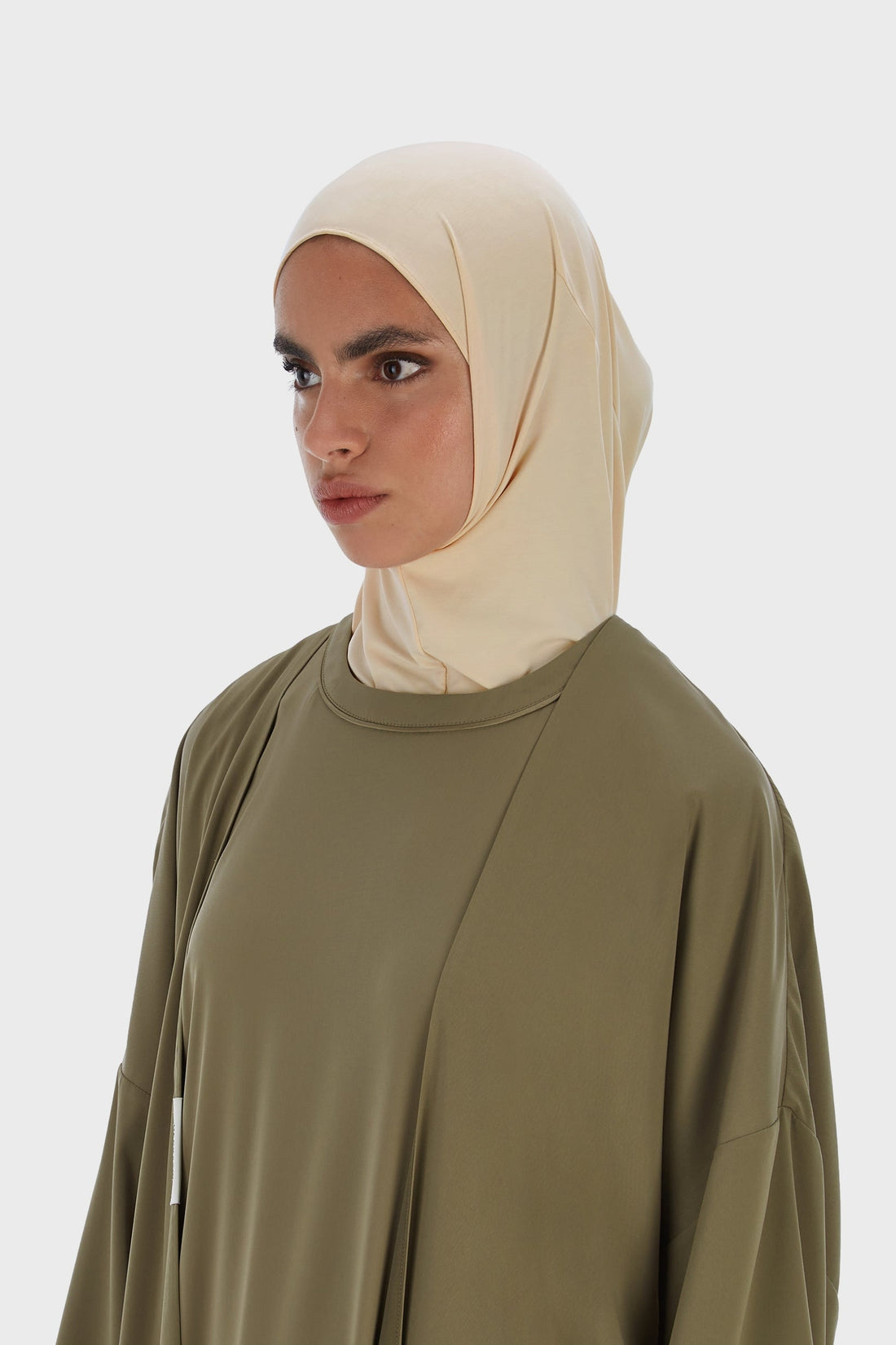 Ademende hoofddoek | Bruine rijst