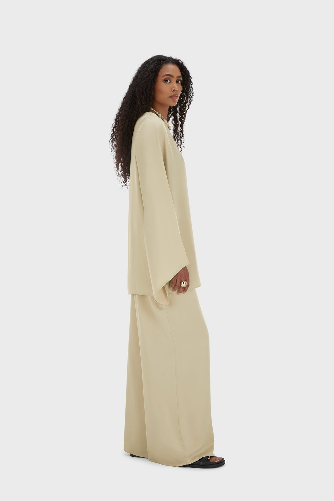 Satijnen Cape Top | Zilvervliesrijst