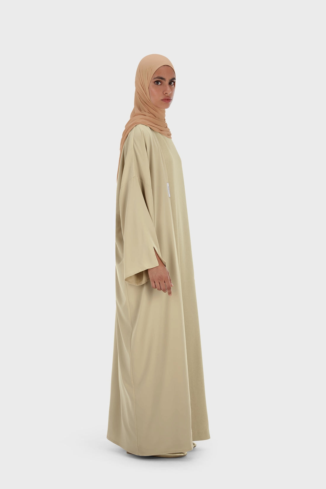 Mouwloze Jurk | Warm Kaki