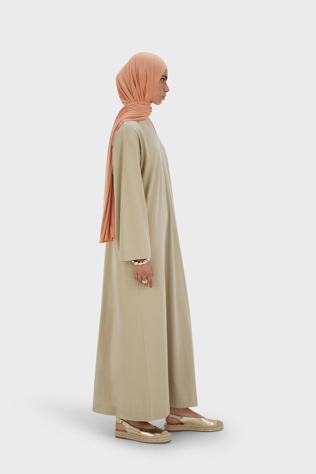 Zomerjurk Kaftan | Moss Grey