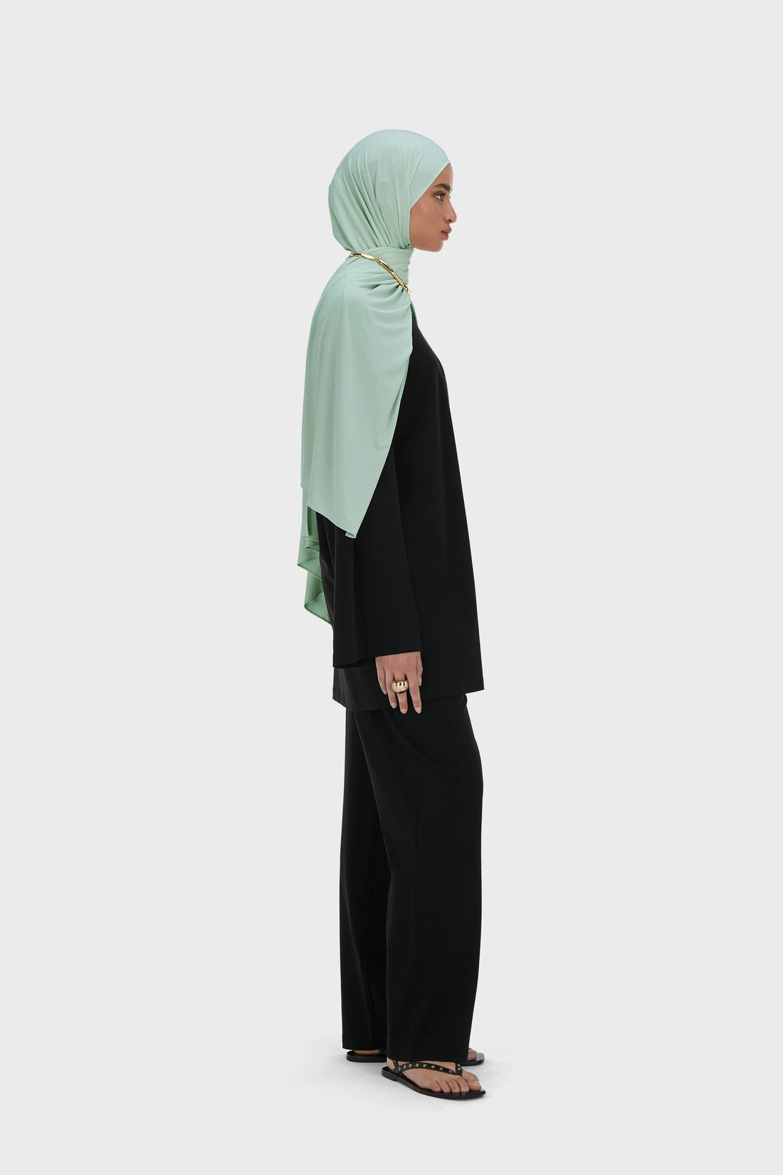Zomertop van tricot | Zwart