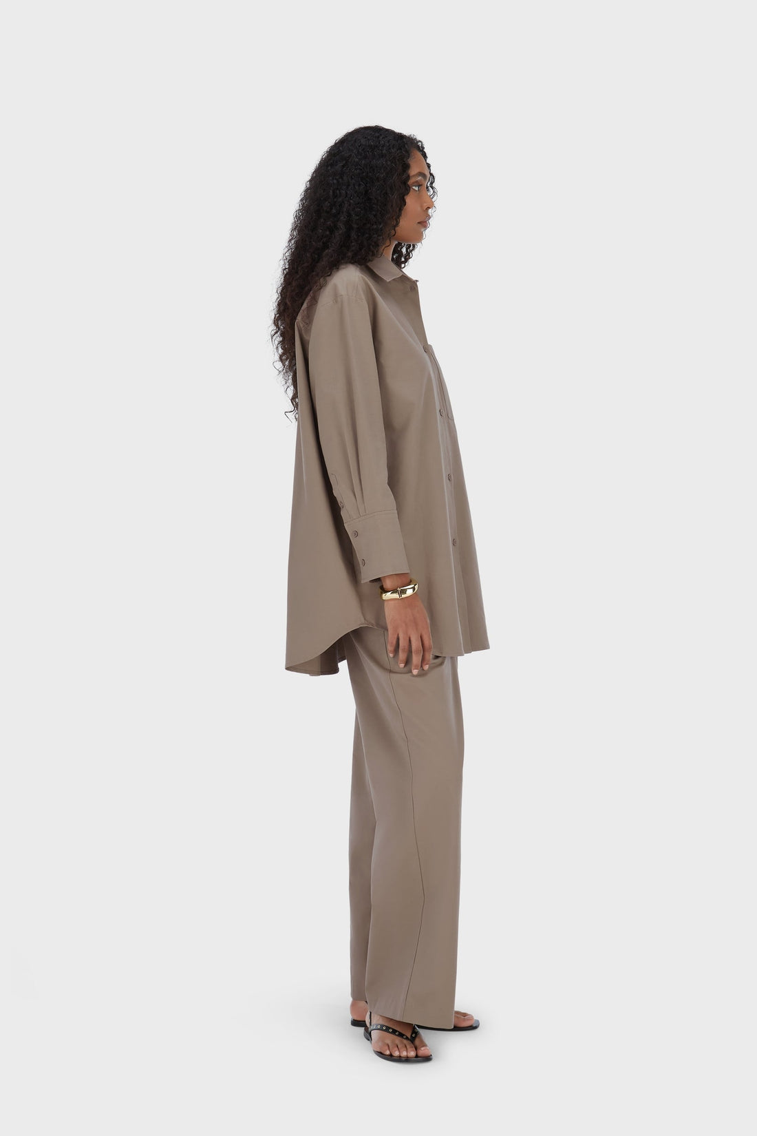 Zomerhemd | Taupe