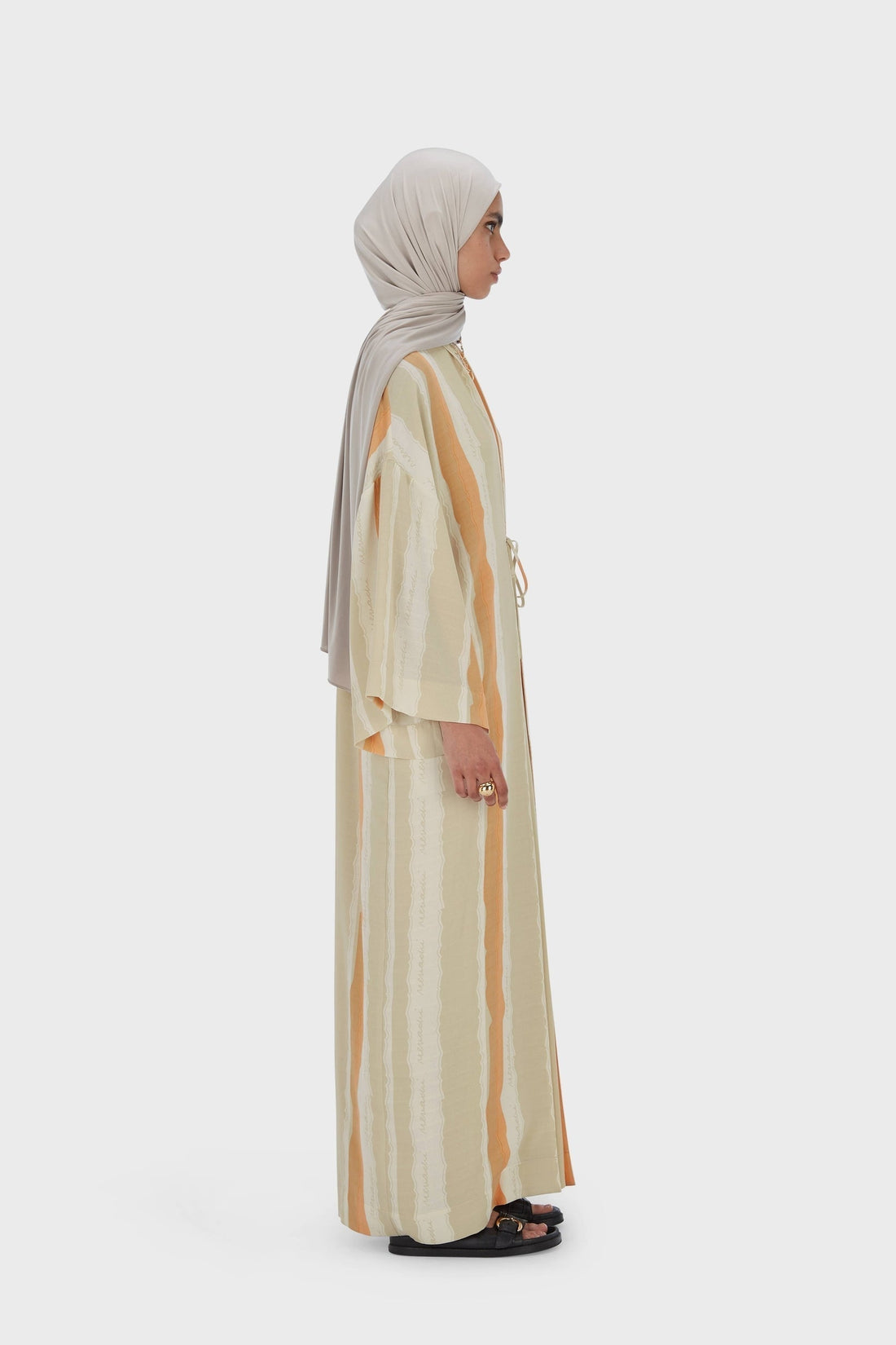 Zomerstreep Abaya | Woestijnstreep