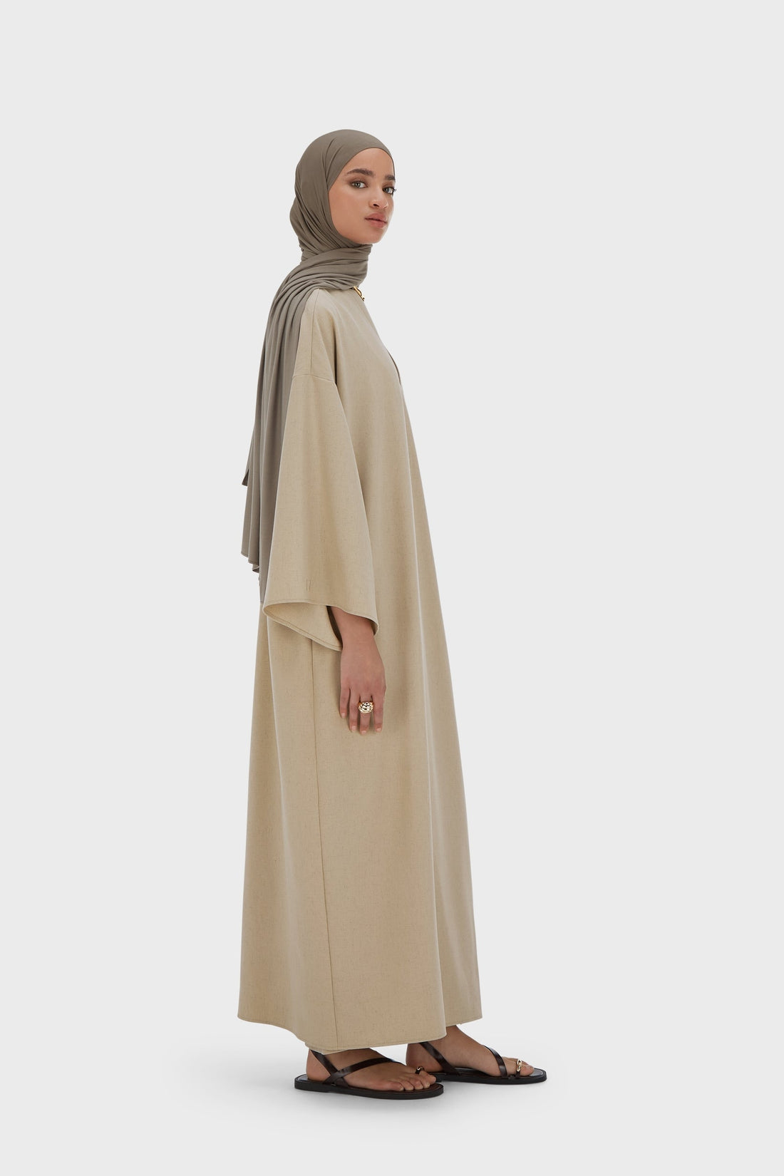 Abaya-stola | Witte peper