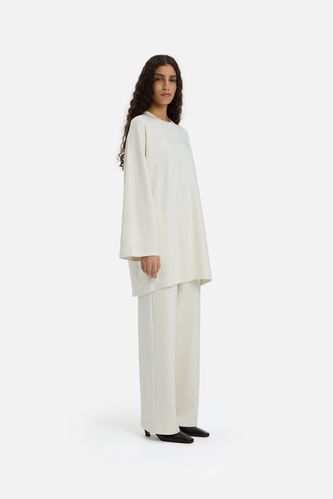 Doux Rayonne Broek | Off White