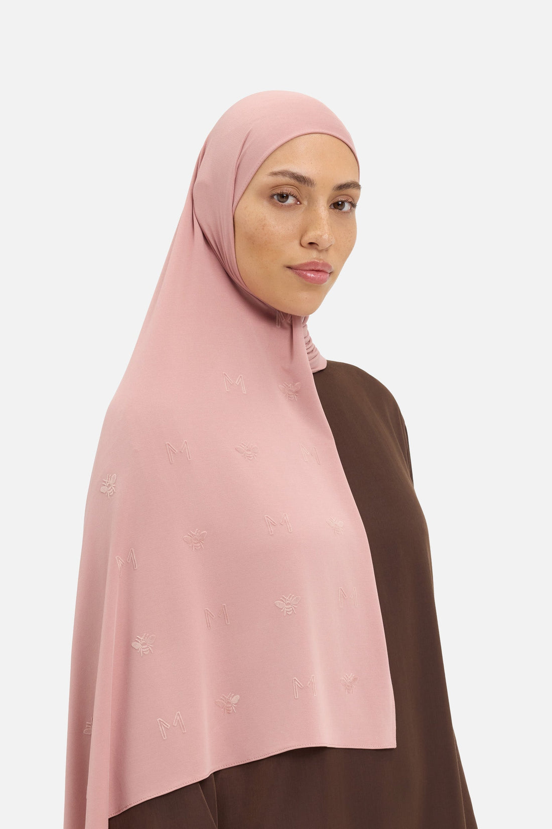 De Ademende Bij Monogram | Lichtroze