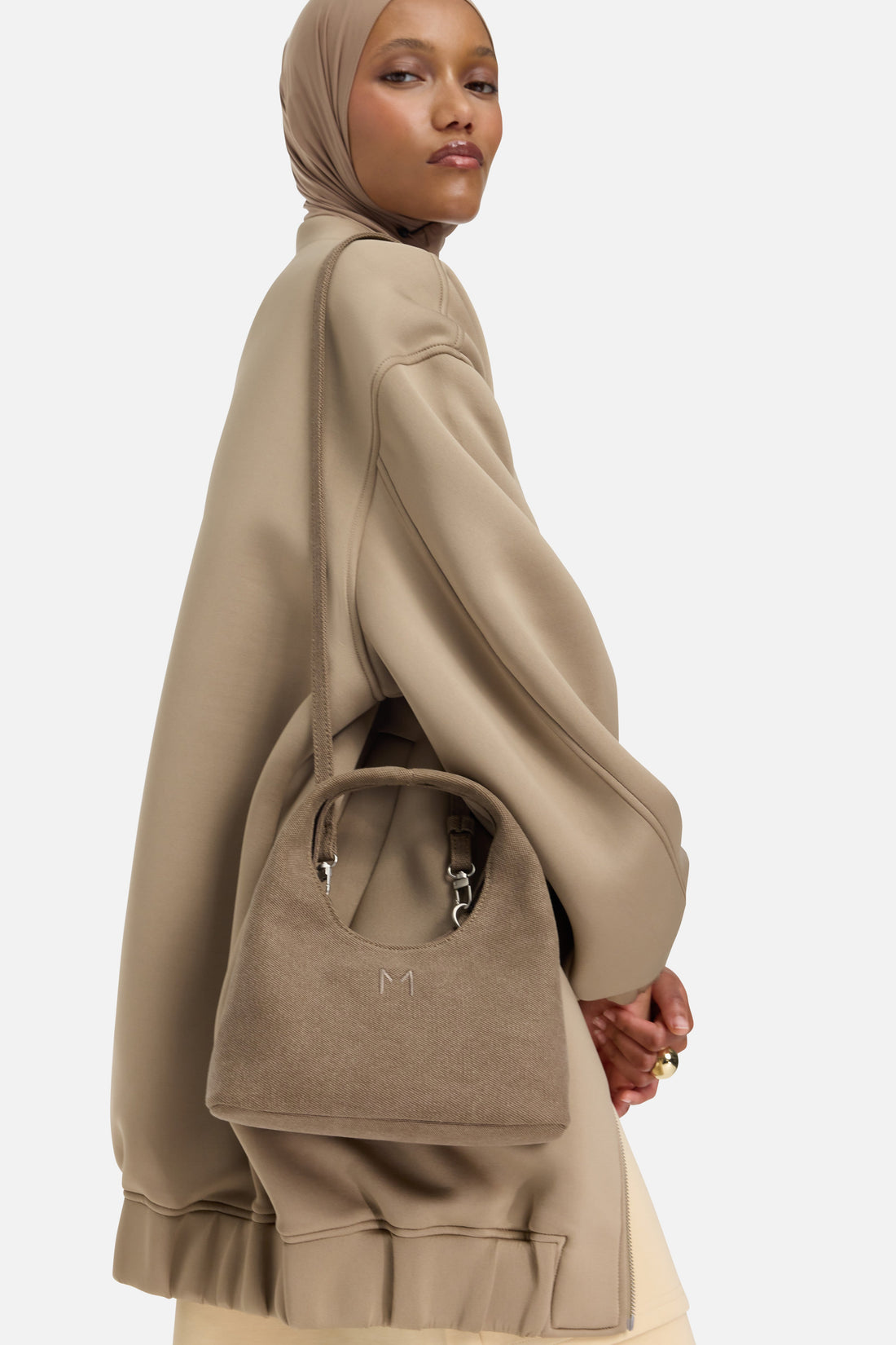 De Mini Cabas | Ash Brown