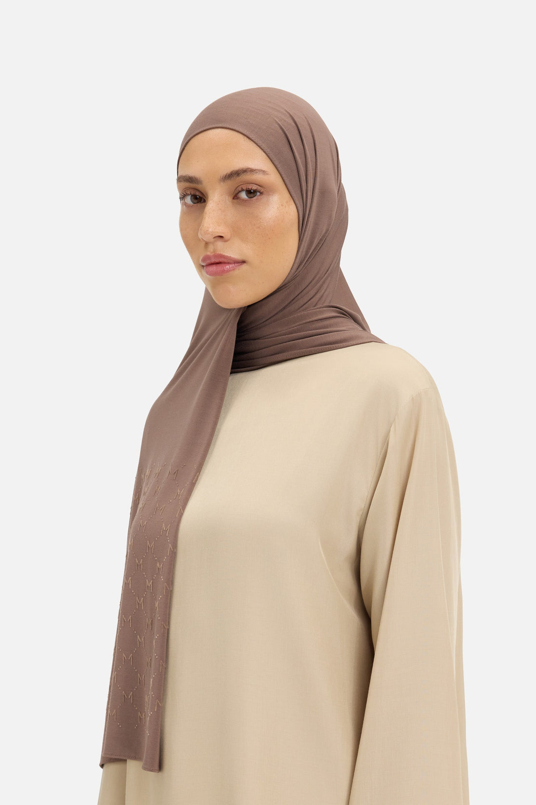 De Monogram Flock Bamboe | Ash Brown