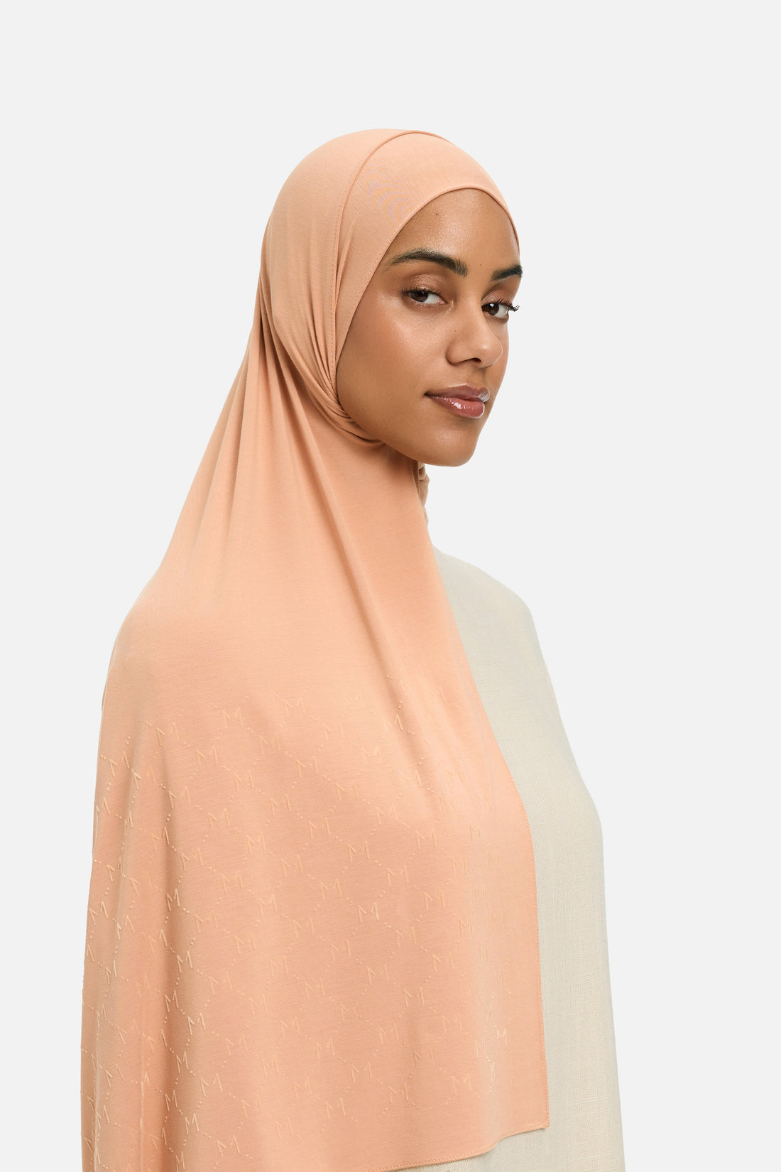 De Monogram Flock Bamboe | Pastel Oranje