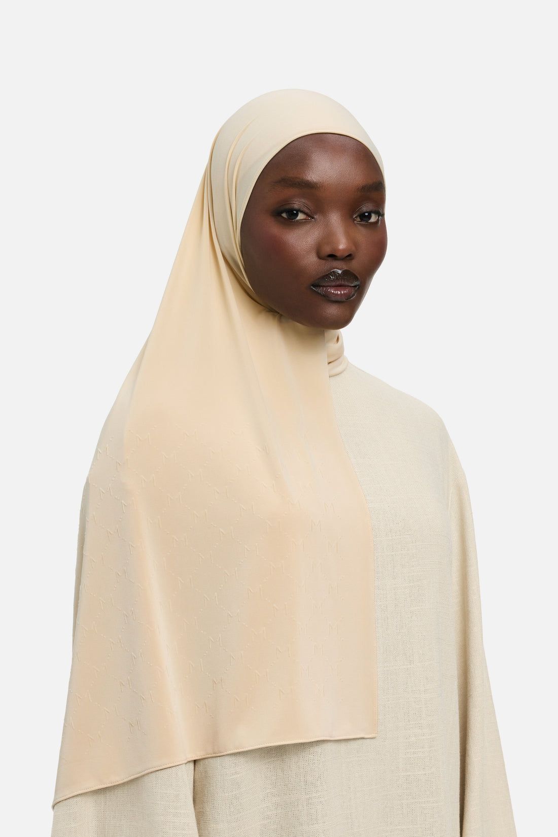 De Monogram Flock Premium Sjaal | Zand