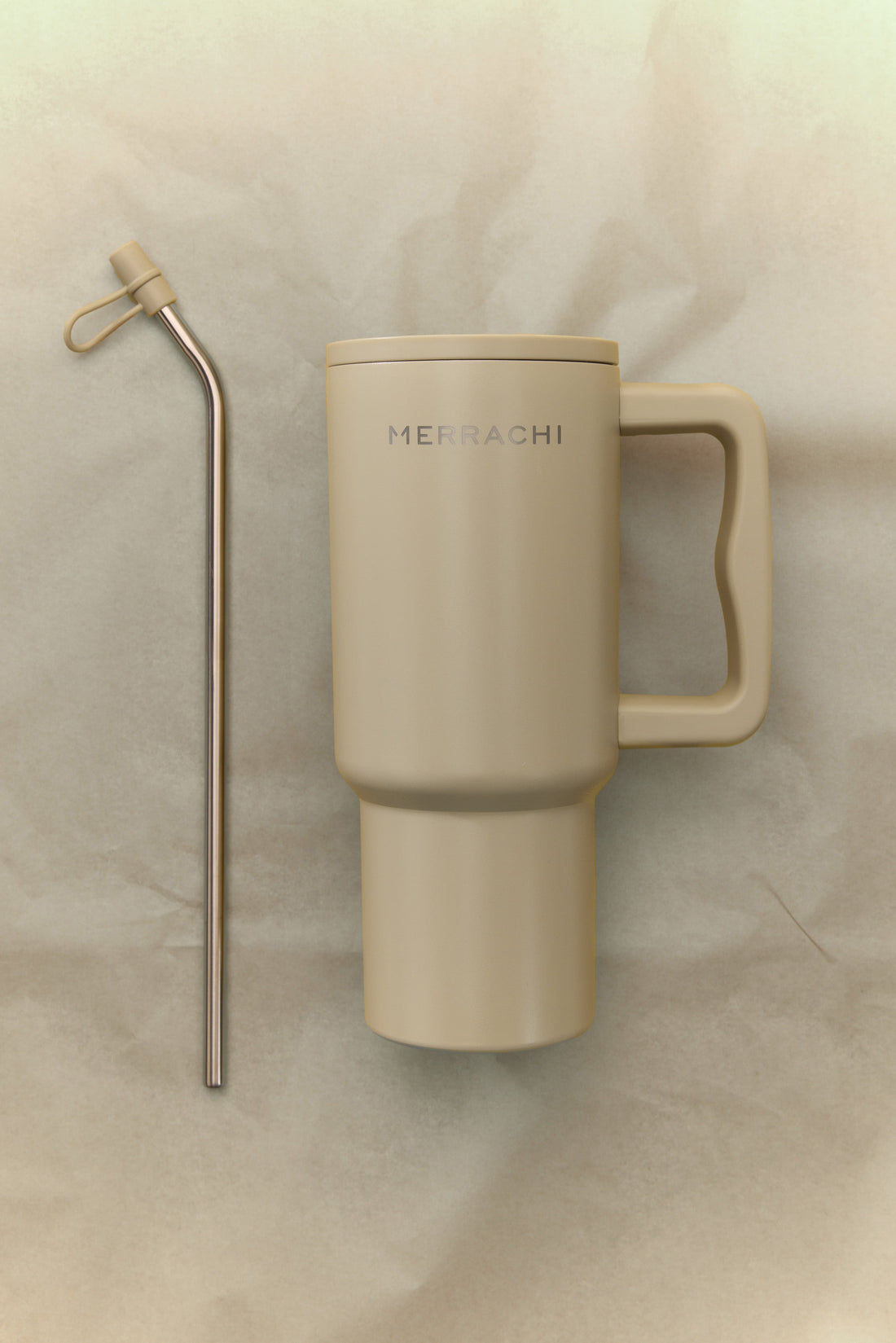 Merrachi Waterfles | Khaki