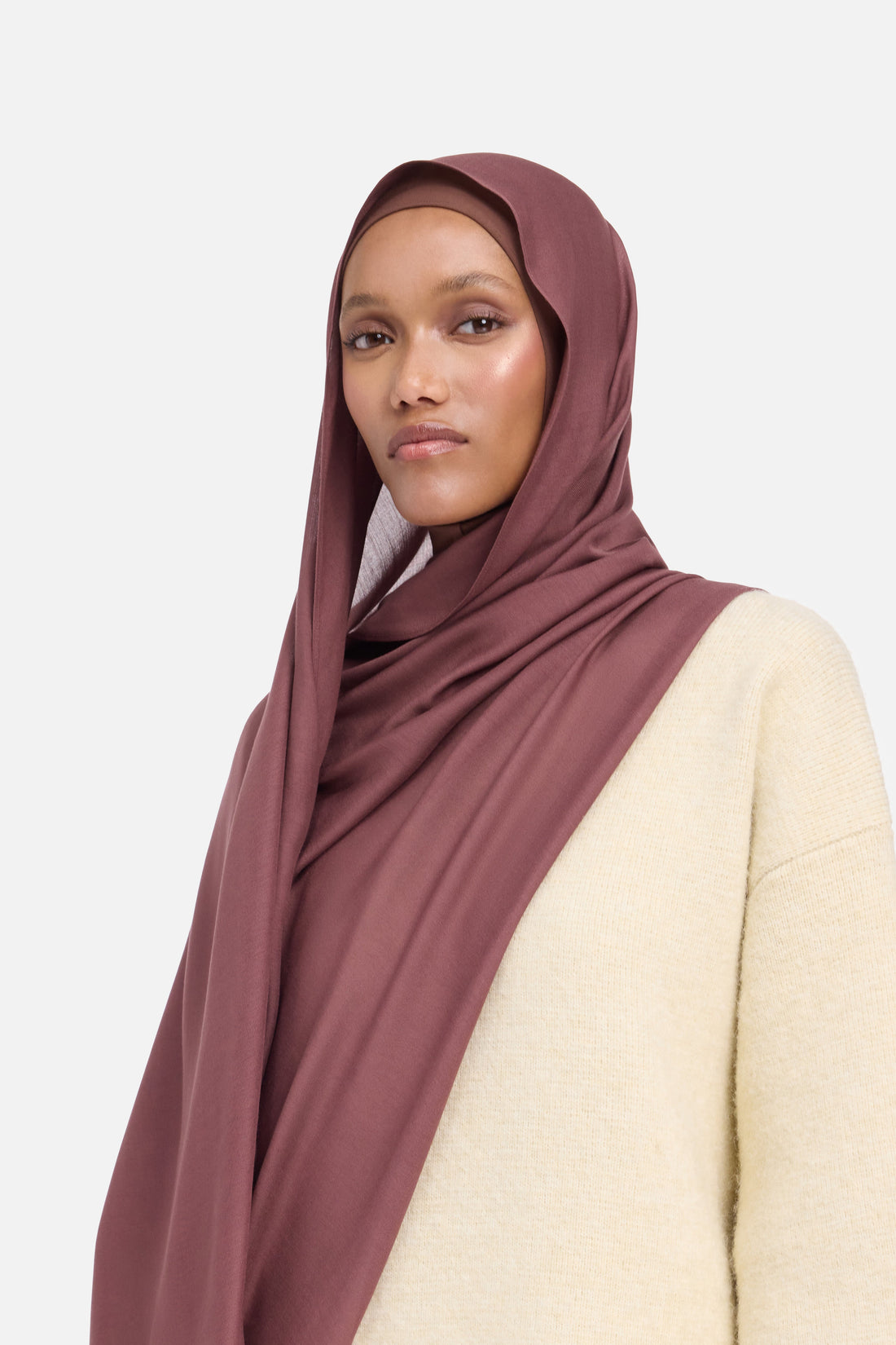 Gewichtloze Tissé Sjaal | Burnt Red