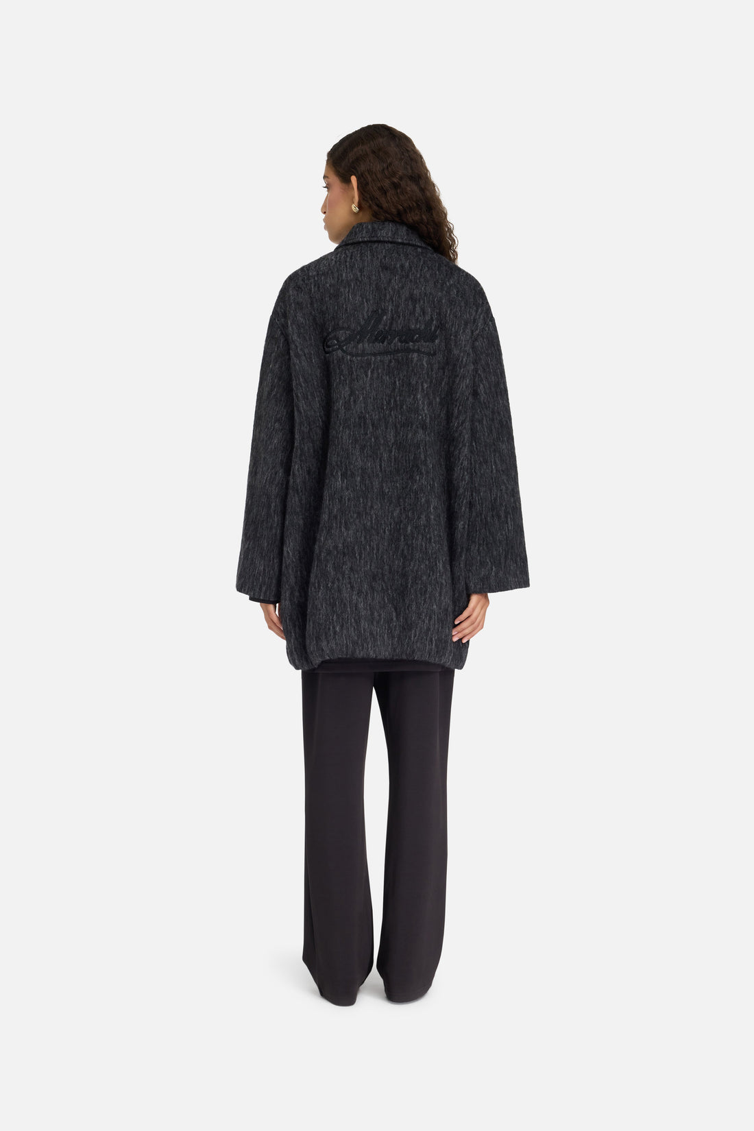 Wollen Bomber | Zwart