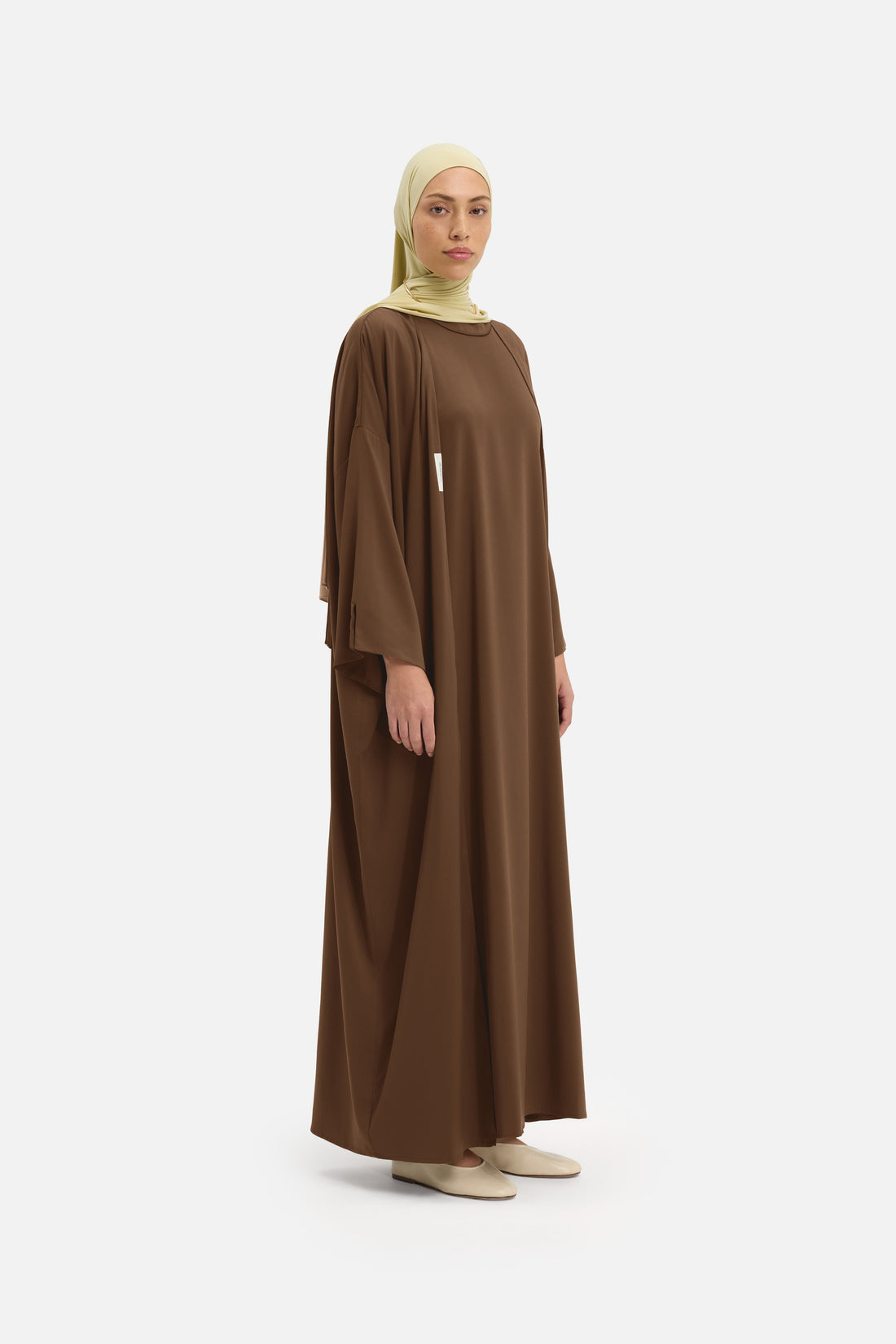 Geweven Abaya Normaal | Donker Terra
