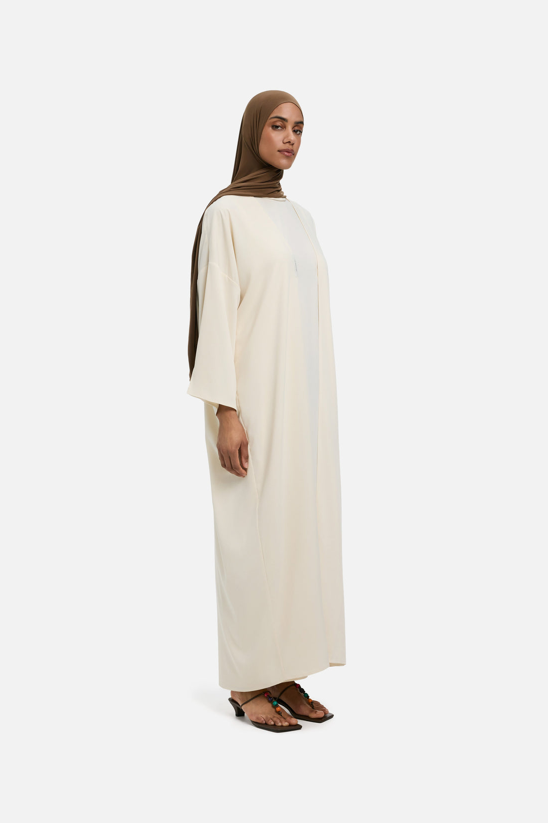 Geweven Abaya Normaal | Gebroken wit