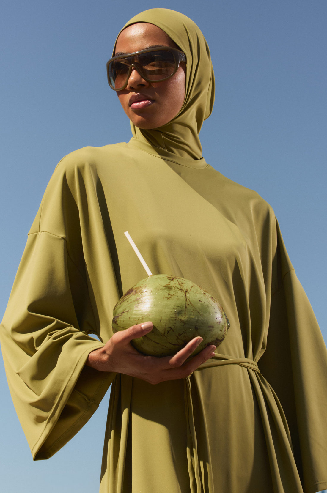 Zwemhijab | Gemalen basilicum