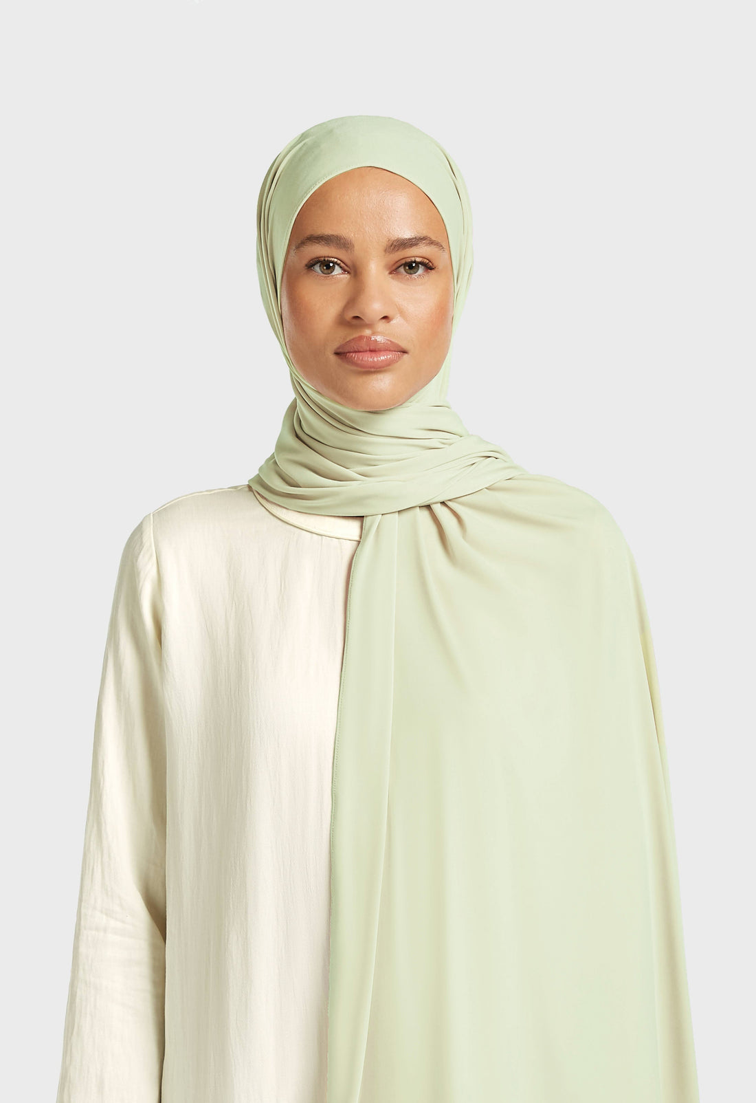 Premium Jersey Sjaal | Licht Mint