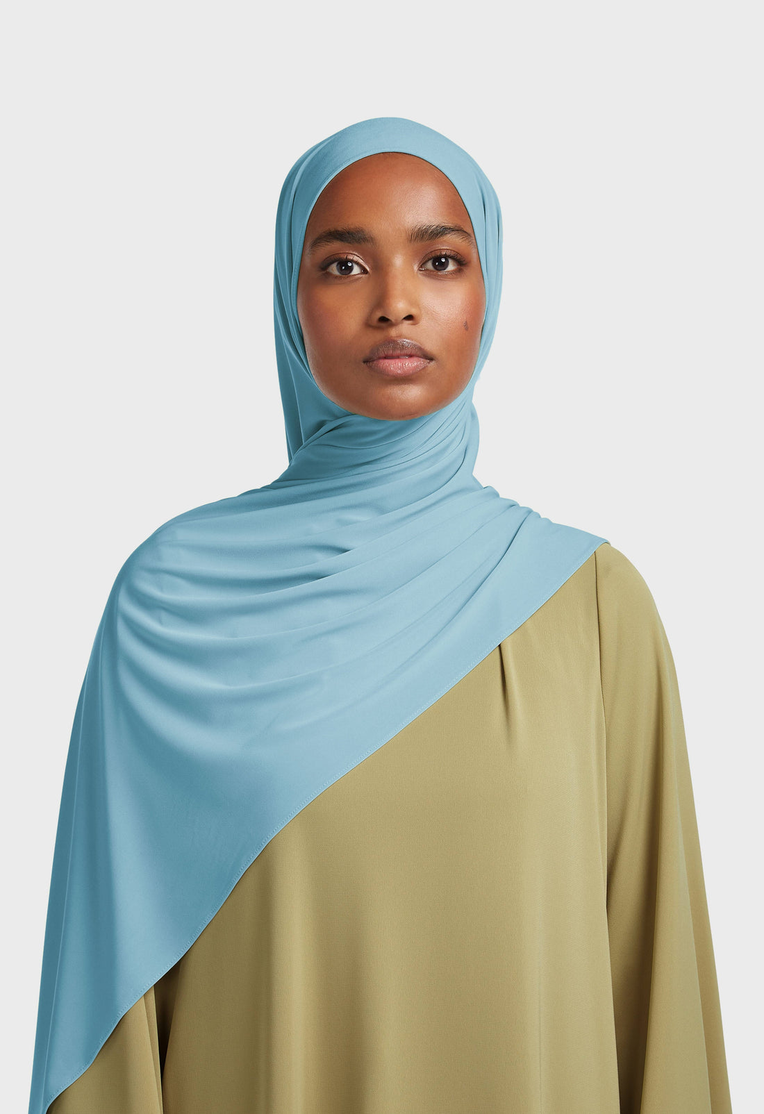 Premium jersey sjaal | Pale Indigo