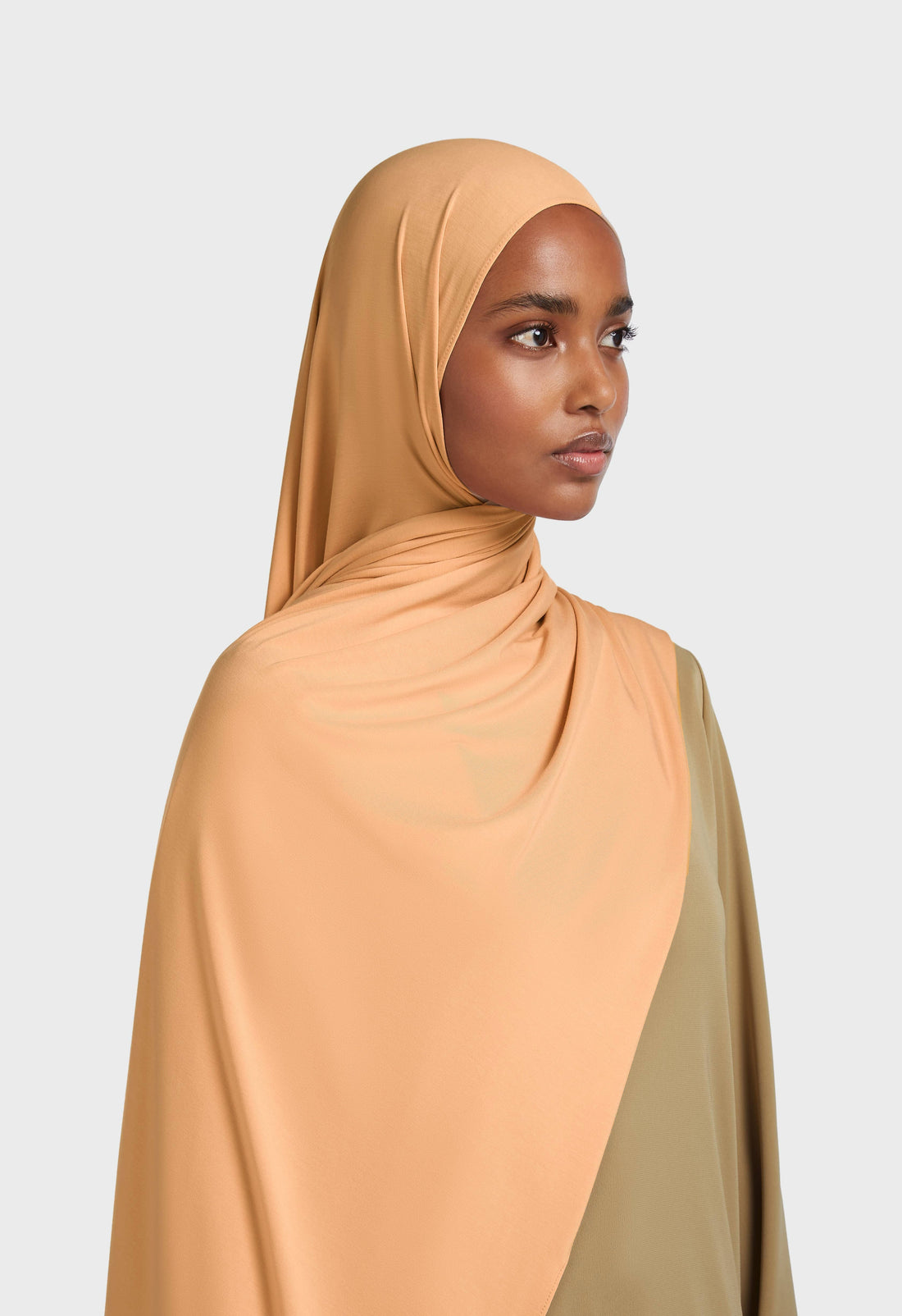 Bamboe Jersey Sjaal | Poederzand